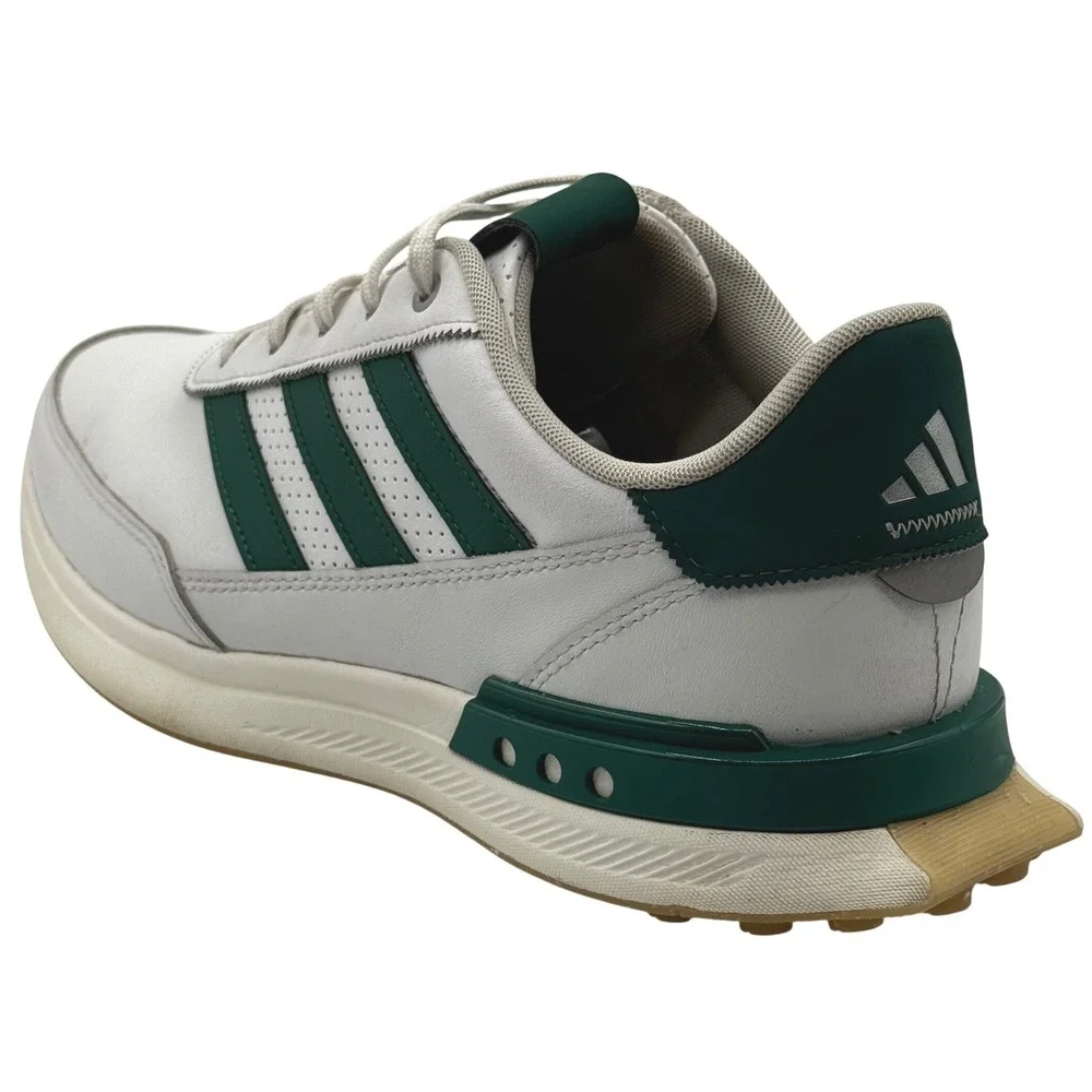 Adidas S2G Spikeless Leather 24 Golf Shoes Mens Size 10 White Green IF0299